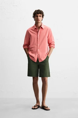 WASHED TEXTURED SHORTS