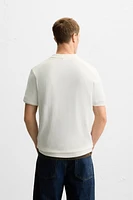 POLO EN MAILLE MÉLANGE VISCOSE