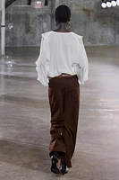 BLOUSE FLUIDE À VOLANTS