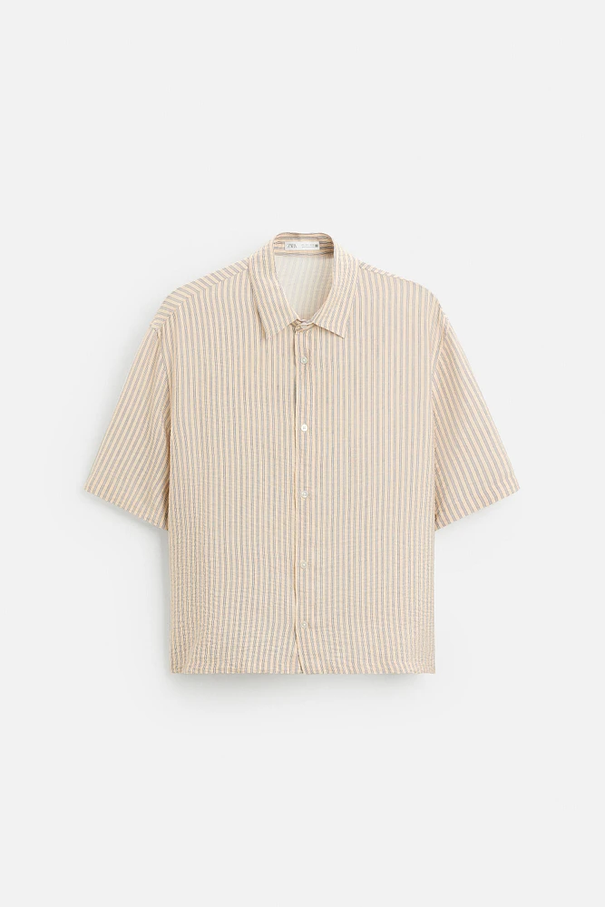 PRINTED TEXTURED SHIRT