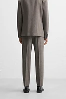 PLAID SUIT PANTS