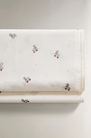 ENSEMBLE DE DRAPS MINI-LIT BÉBÉ PETIT CANARD