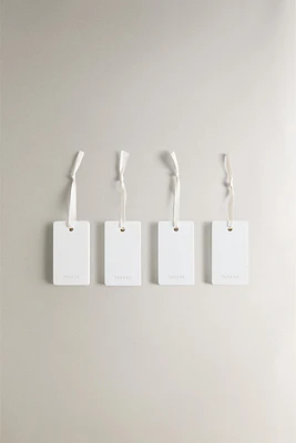 LOT DE 4 BARRES PARFUMÉES PLACARD ABSOLUTE LINEN
