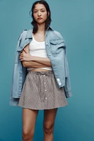 GINGHAM MINI SKIRT