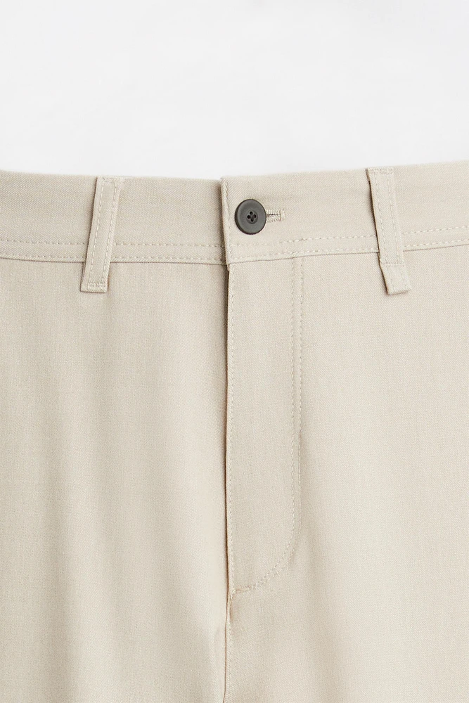 TEXTURED STRETCH PANTS