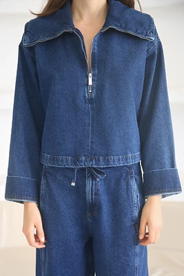 VESTE EN JEAN Z1975 AVEC ZIP