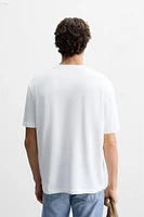 T-SHIRT EN MAILLE REGULAR FIT