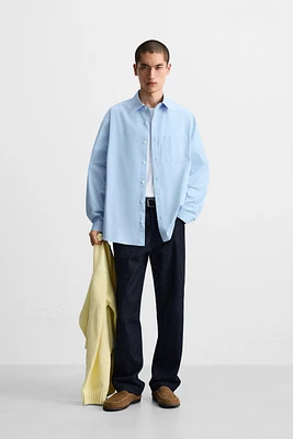 POPLIN POCKET SHIRT