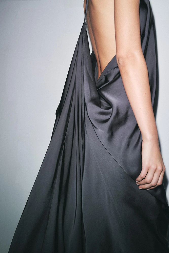 SATIN EFFECT DRESS ZW COLLECTION