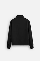TEXTURED REGULAR FIT OVERSHIRT