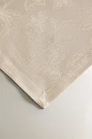 SERVIETTES DE TABLE JACQUARD FLEURS