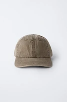 CASQUETTE EFFET DÉLAVÉ