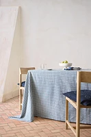GINGHAM COTTON TABLECLOTH