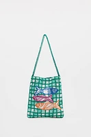 MINI SAC SEAU FANTAISIE POISSONS