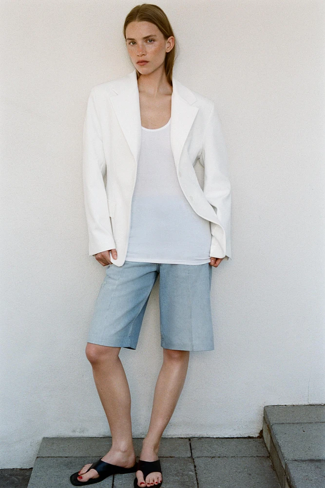 FITTED WAIST BLAZER