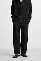 WRINKLE LOOK PANTS
