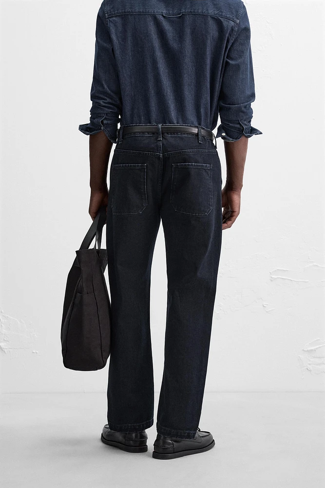 STRAIGHT FIT JEANS