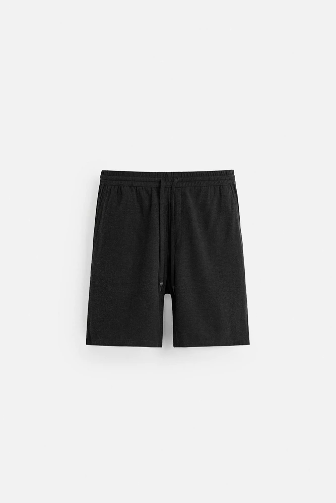 SHORTS WITH LINEN