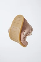 BAREFOOT LEATHER STRAP SNEAKERS