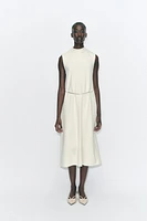 ROBE MI-LONGUE AVEC CEINTURE