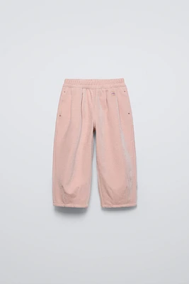 TEXTURED BALLOON PANTS