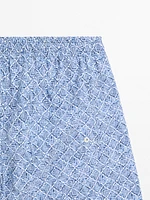 Short de bain imprim