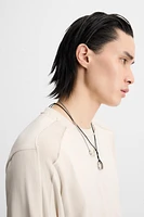 T-SHIRT WITH MESH TRIM