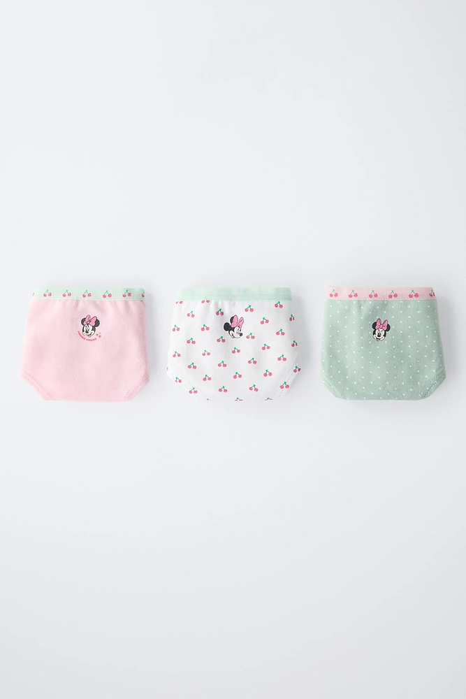 2-6 YEARS/ THREE PACK OF MINNIE MOUSE © DISNEY UNDERWEAR