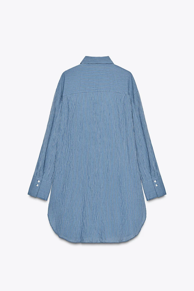 CHEMISE LONGUE RAYURES ZW COLLECTION