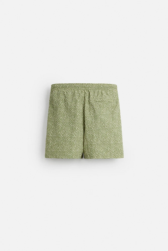 MAILLOT DE BAIN MOYEN À IMPRIMÉ ABSTRAIT