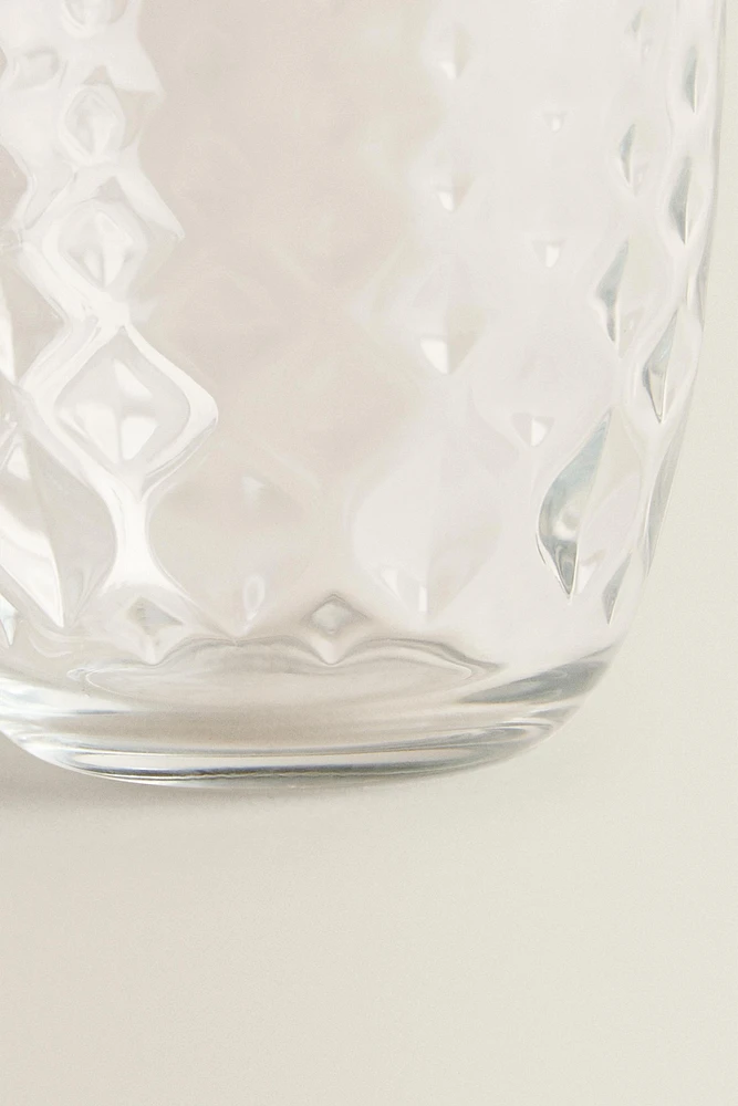 RAISED DESIGN TUMBLER
