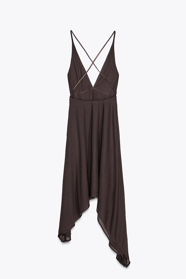 Zara ASYMMETRIC TULLE TOP at Mall of America in Bloomington, MN