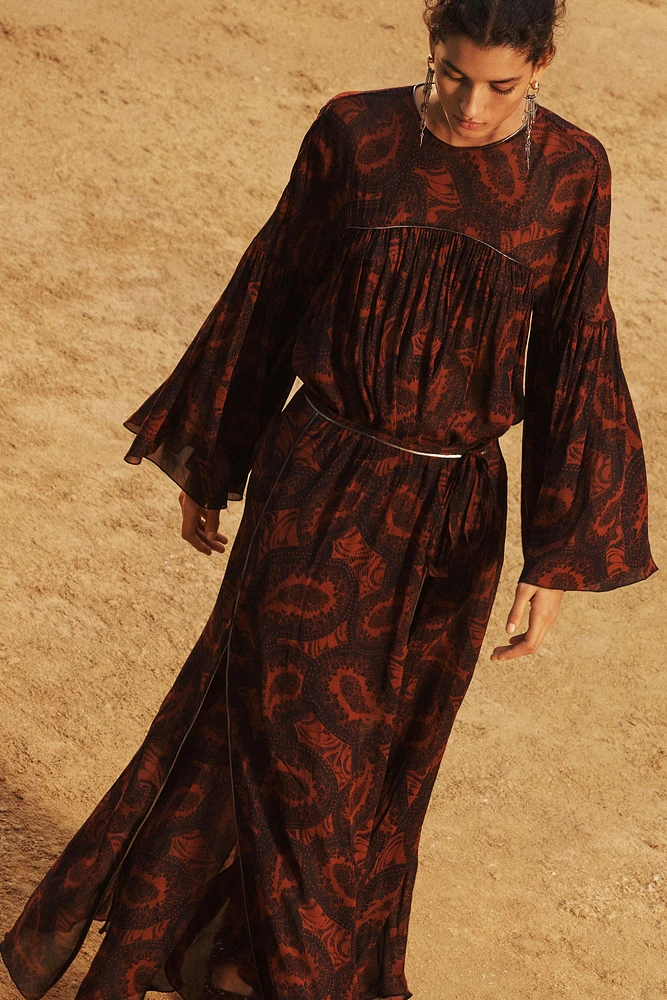 PRINTED MIDI SKIRT LIMITED EDITION
