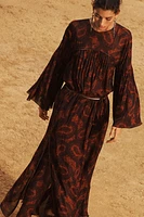 PRINTED MIDI SKIRT LIMITED EDITION