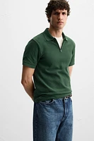 QUARTER ZIP POLO