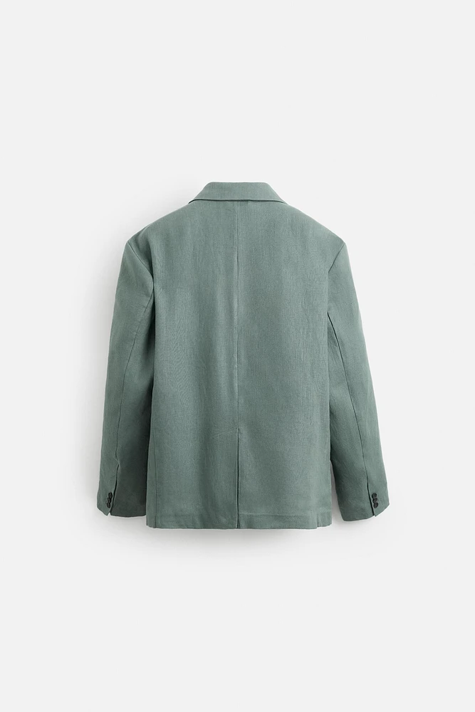 SUIT JACKET 100% LINEN