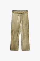 PANTALON FLUIDE TAILLE BASSE ZW COLLECTION