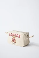 TEDDY BEAR TOILETRY BAG