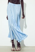 PLEATED MIDI SKIRT
