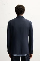 BLAZER CROISÉE AVEC LAINE