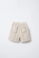 100% LINEN SHORTS