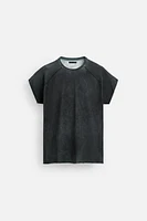 WASHED KNIT T-SHIRT