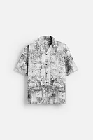 ABSTRACT PRINT SHIRT