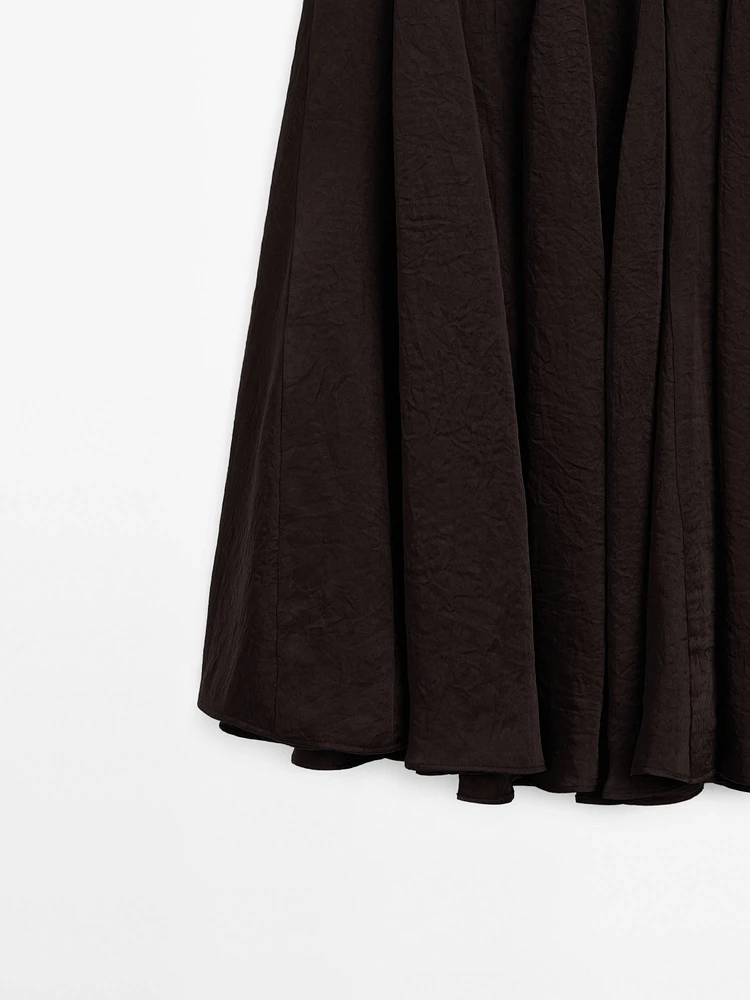 Skirt with flounce detail - Studio