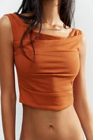 DRAPED CROP TOP