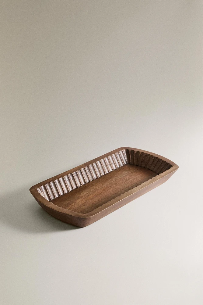 PLATEAU DÉCORATIF BOIS