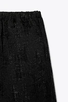 WRINKLED EFFECT ORGANZA PANTS