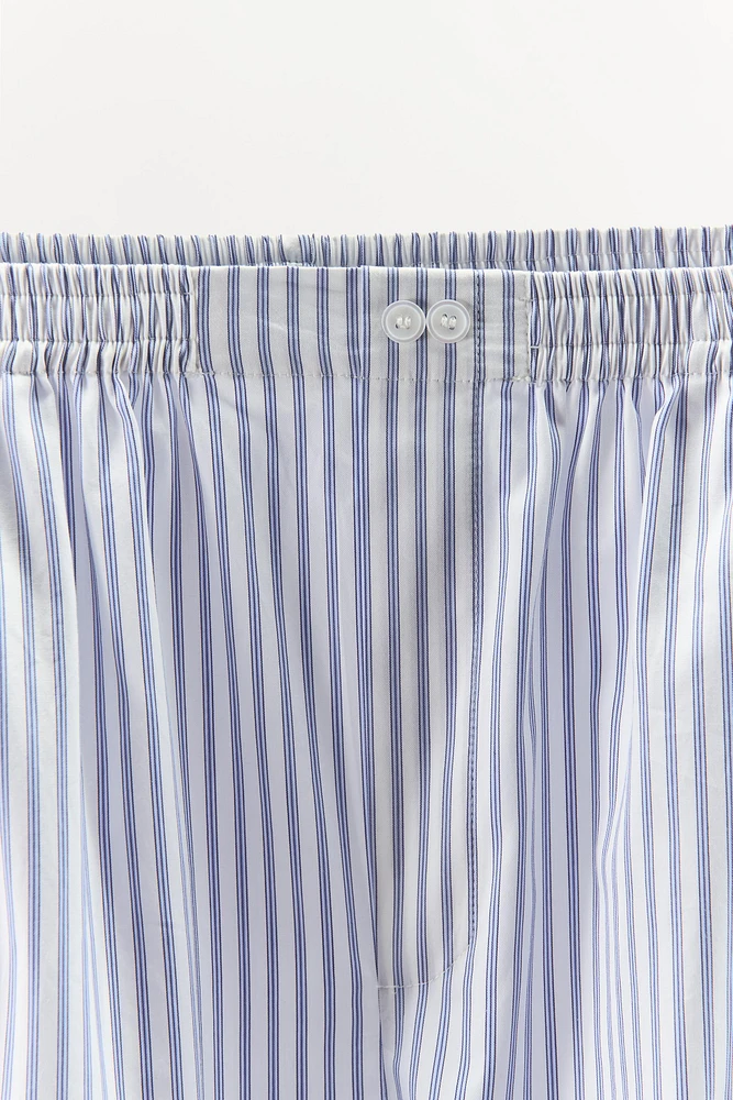 STRIPED STRAIGHT LEG PANTS