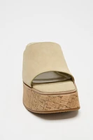 SUEDE PLATFORM WEDGES