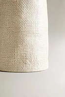TEXTURED STONEWARE PITCHER